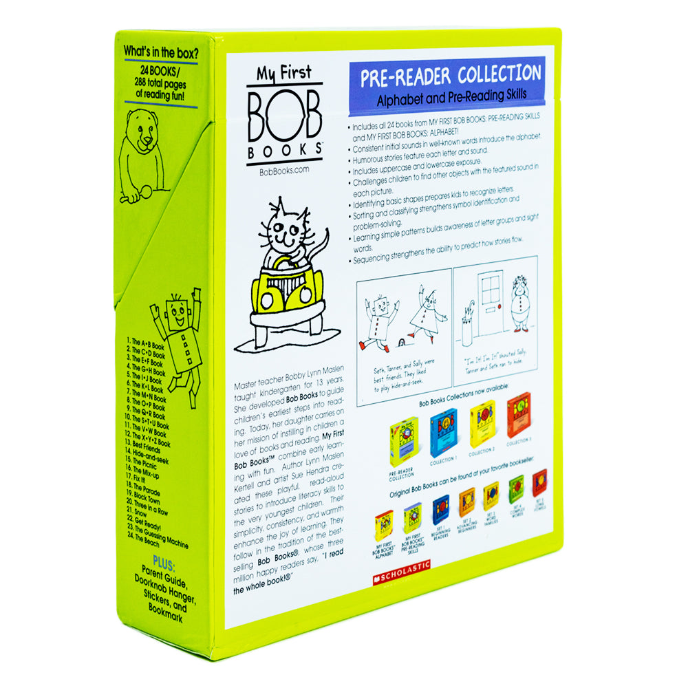 My First BOB Books Collection Box Set [Alphabet  Pre-reading Skills] –  Lowplex