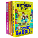 David Baddiel 4-Book Collection Set | Birthday Boy, Taylor Turbochaser, Accidentally Famous, Head Kid | Fun Kids Fiction, Humor & Adventure Stories