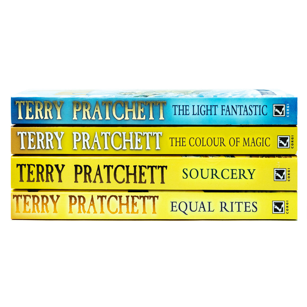 Terry pratchett discworld novel series 1 :1 to 5 books collection set (the  colour of magic, the light fantastic, equal rites, mort, sourcery): Terry  Pratchett: 9789123631124: : Books
