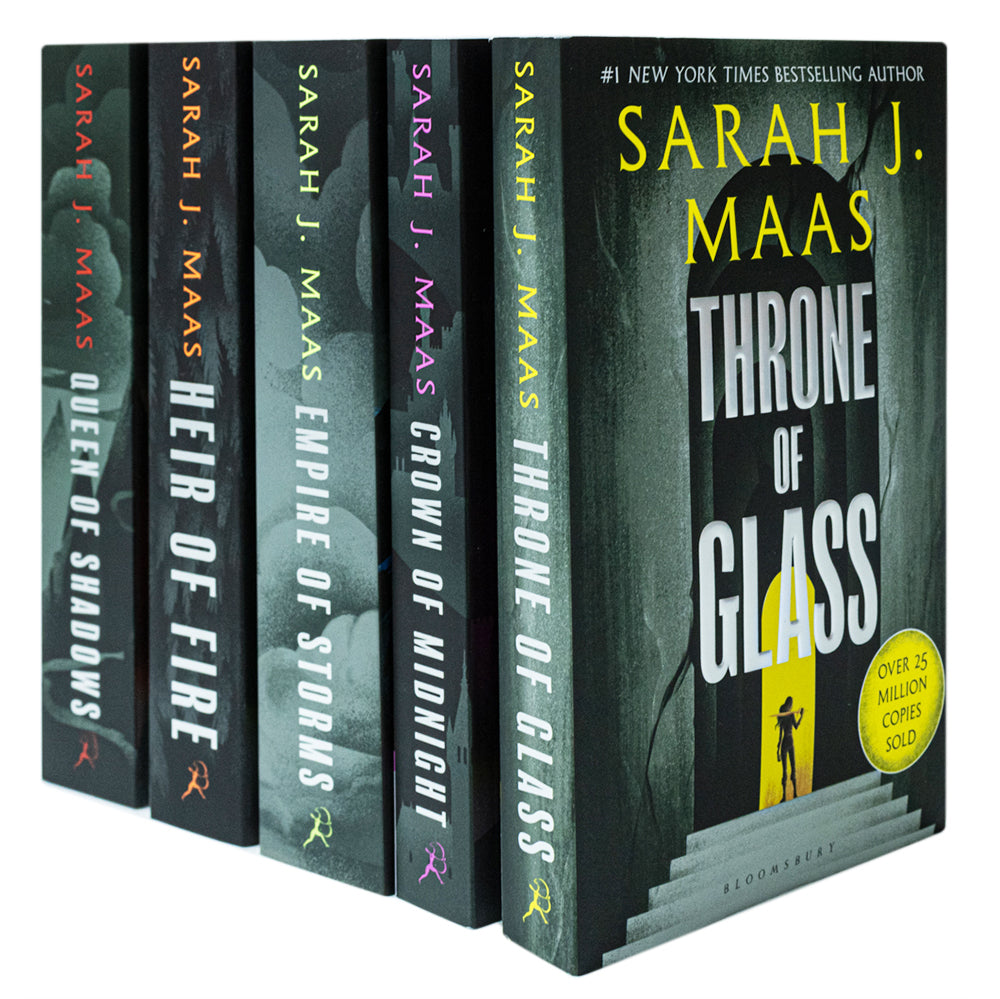 Throne Of Glass Series 5 Books Set Collection By Sarah J Maas