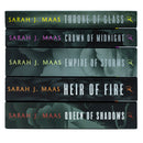 Throne Of Glass Series 5 Books Set Collection By Sarah J Maas Crown of Midnight