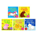 Don't Tickle The Animal Series Touchy-Feely Sound Books 5 Book Set By Sam Taplin