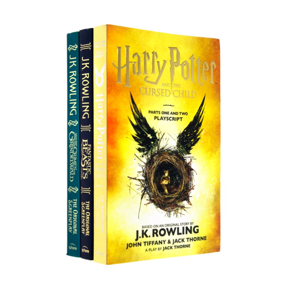 J.K. Rowling 3 Books COllection Set Harry Potter,Fantastic Beasts,Where to  Find