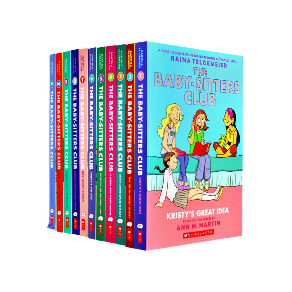 The Baby-Sitters Club Graphic Novels 11 Books Set Collection by