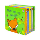 That’s Not My Wildlife 5-Book Board Book Set by Fiona Watt |Duck, Fox, Hedgehog, Squirrel & Bee |Fun, Interactive Early Learning for Babies & Toddlers