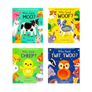 Who Said That Series Lift the Flap Touch and Feel 4 Books Collection Set