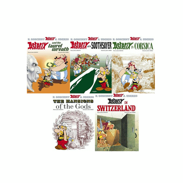 Asterix In Corsica Series 4 Collection 5 Books Set (16-20) Asterix In Switzerland