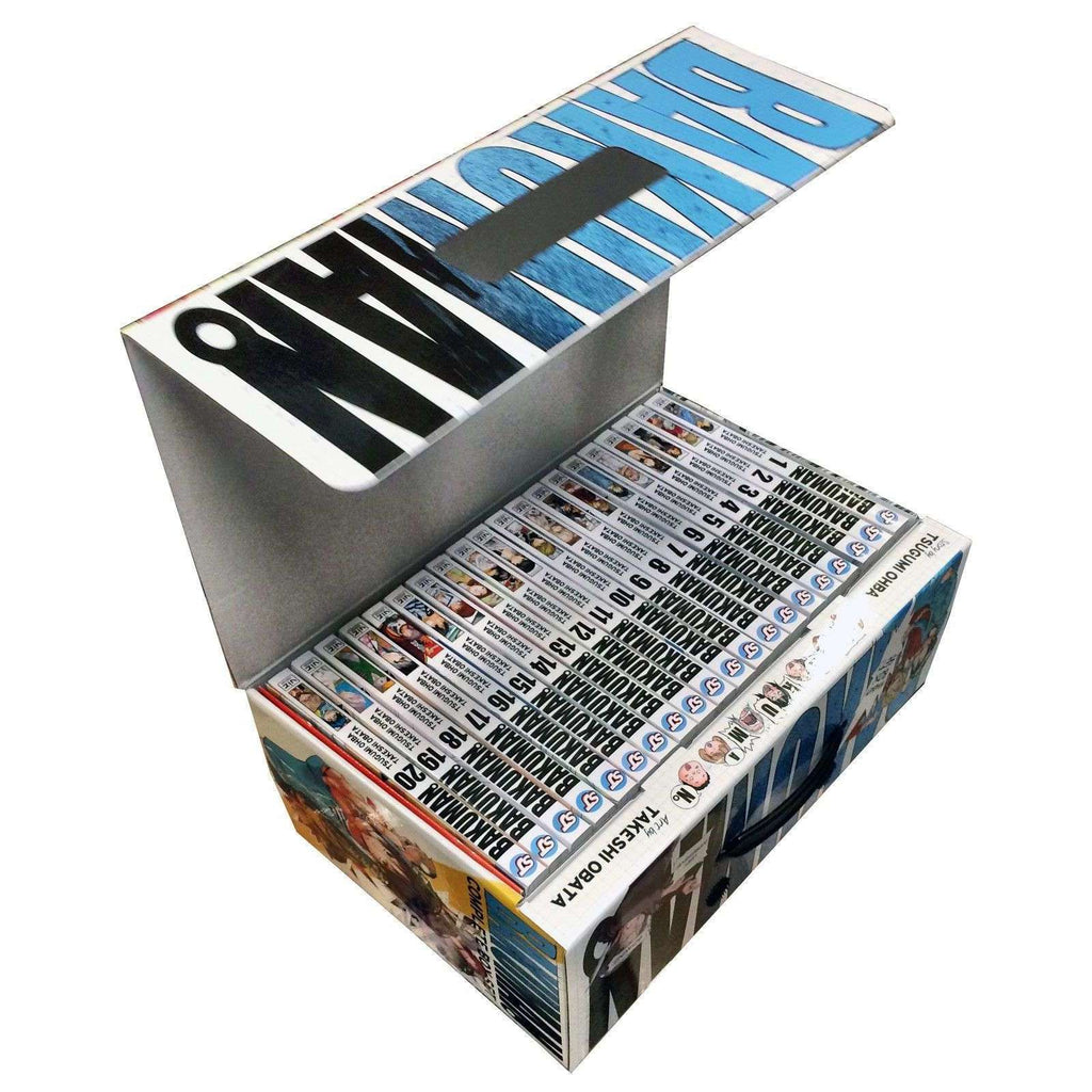Bakuman Box Set Manga Volumes 1-20 Collection Pack, Double sided poste – Lowplex Books Bakuman Box Set Manga Volumes 1-20 Collection Pack, Double sided poste – Lowplex Books