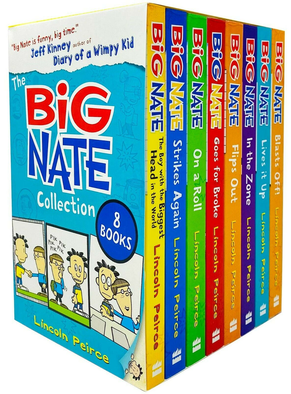 Big Nate Series - 8 Paperback Books for Kids Age 8+ by Lincoln Peirce – Lowplex Books Big Nate Series - 8 Paperback Books for Kids Age 8+ by Lincoln Peirce – Lowplex Books