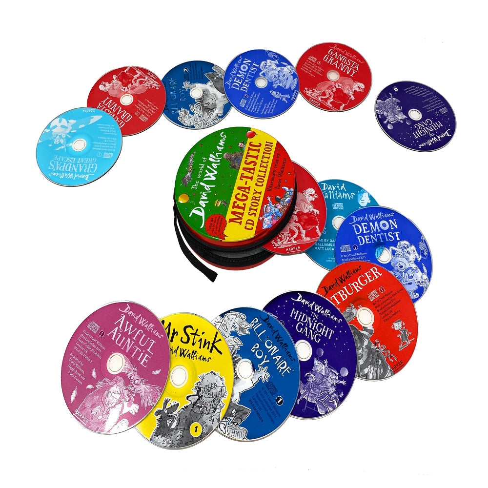 David Walliams Mega-Tastic CD Story Collection Includes 32 Audio
