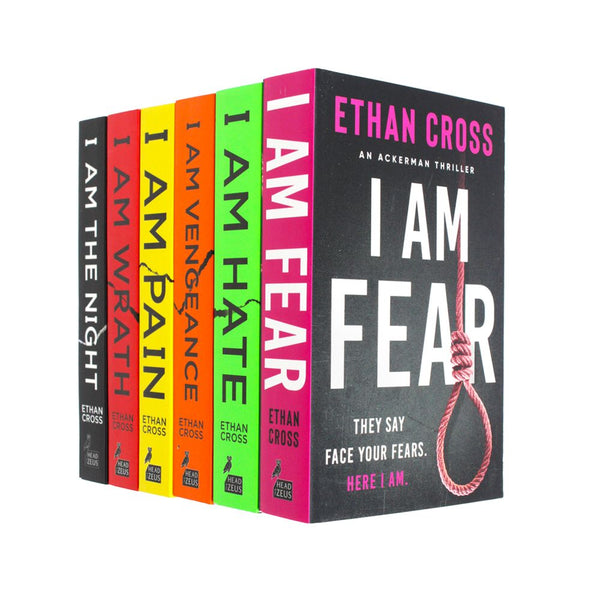 Photo of Ethan Cross Ackerman Series 6 Book Set Collection on a White Background