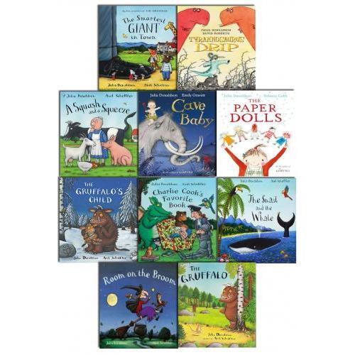 The Julia Donaldson 10 Books Story Collection Set Gruffalo, Gruffalo's Child