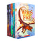 Photo of Wings of Fire Books 1-5 Box Set by Tui T. Sutherland on a White Background