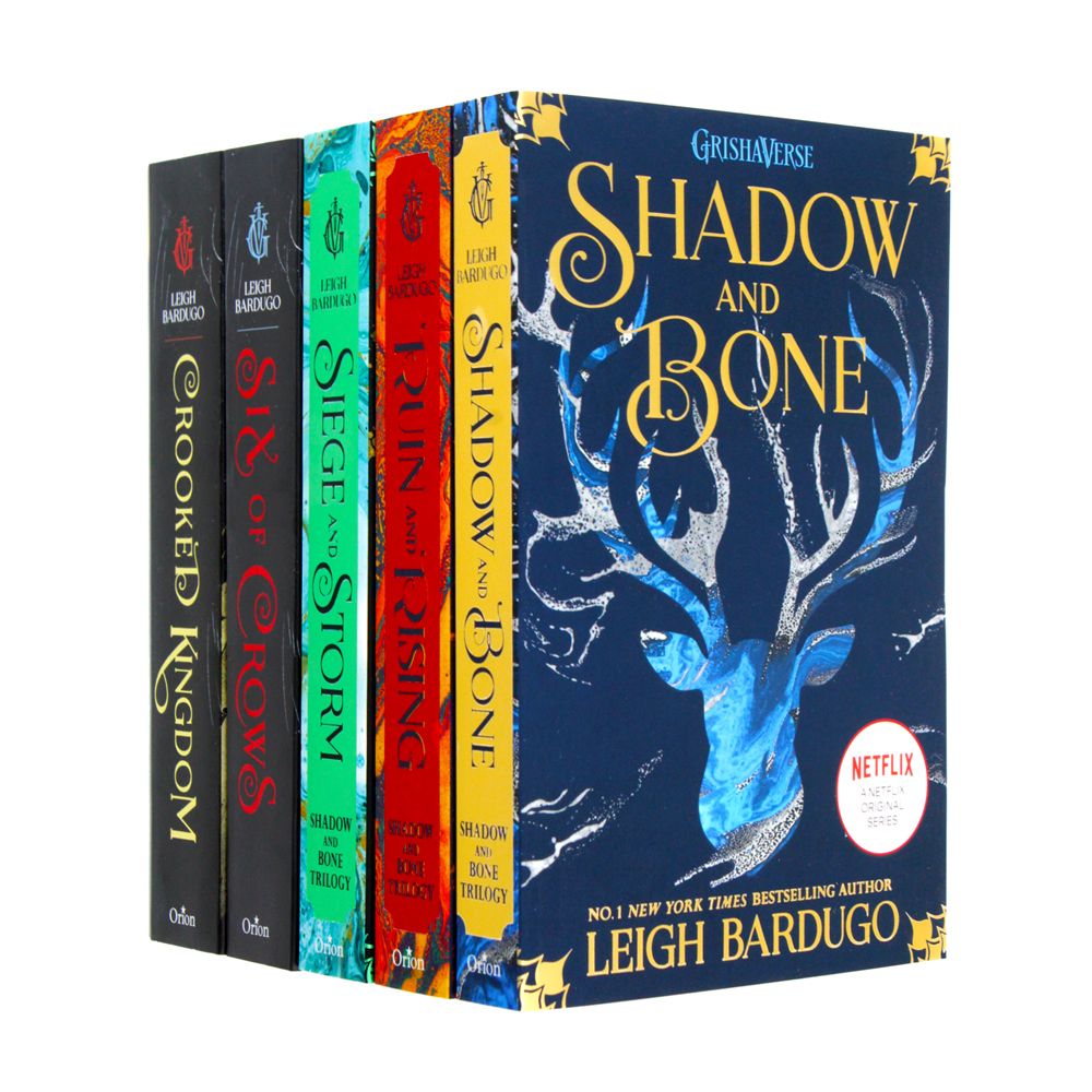 Leigh Bardugo 5 Books Set Collection, Shadow And Bone Trilogy, Grishav