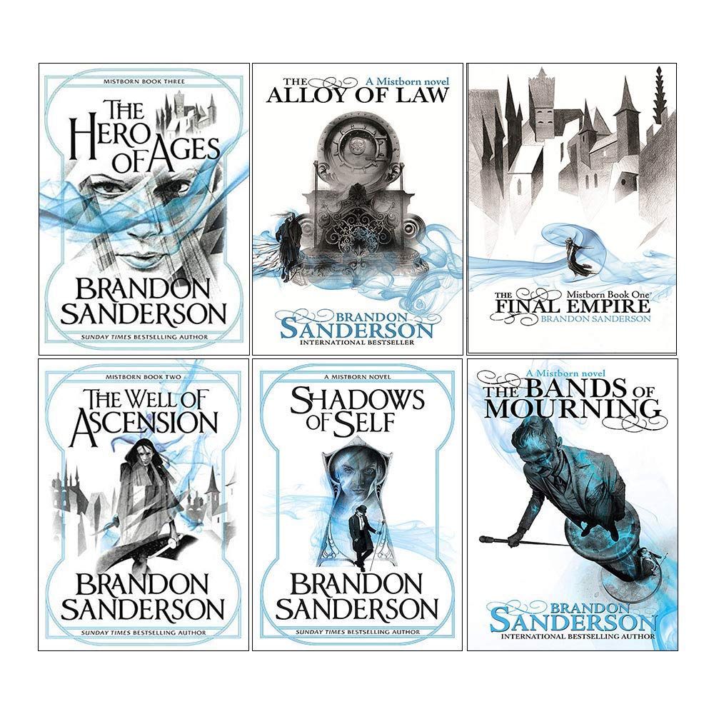 Brandon Sanderson Mistborn Series 6 Books Collection Set – Lowplex Books