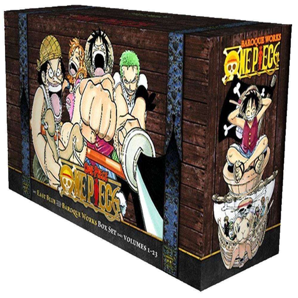 ワンピース　英語版　1-23巻　ONE PIECE BOX SET 1 One Piece Box Set 1: East Blue and Baroque Works: Volumes 1-23 with Pr