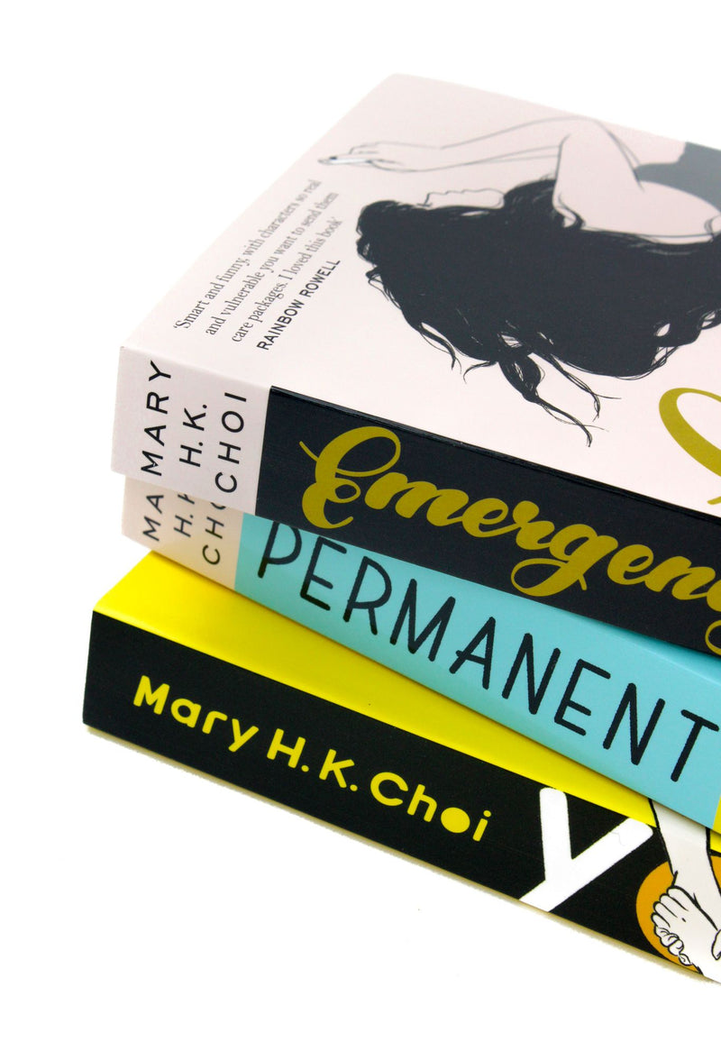 Photo of Mary Choi 3 Book Collection Set Spine on a White Background