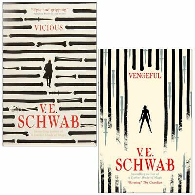V E Schwab Villains Series 2 Books Collection Set