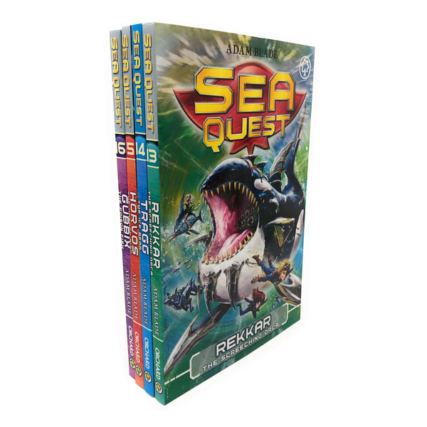 Sea Quest Collection Adam Blade 4 Books Set Series 4 Pack Inc Rekkar, Tragg