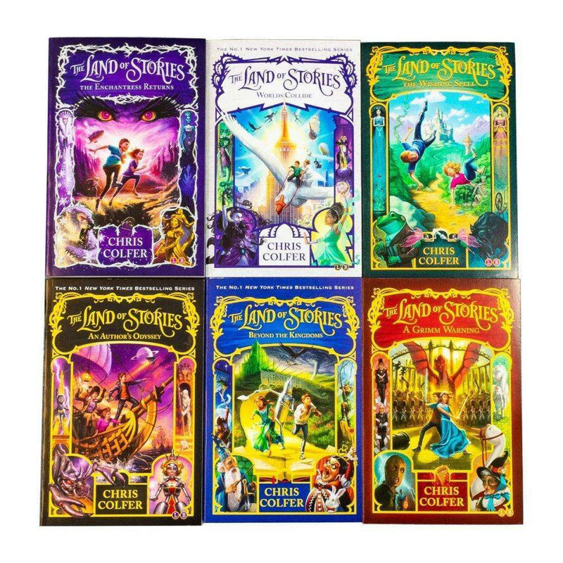 The Land Of Stories 6 Books Series Collection Deluxe Box Set - Chris Colfer