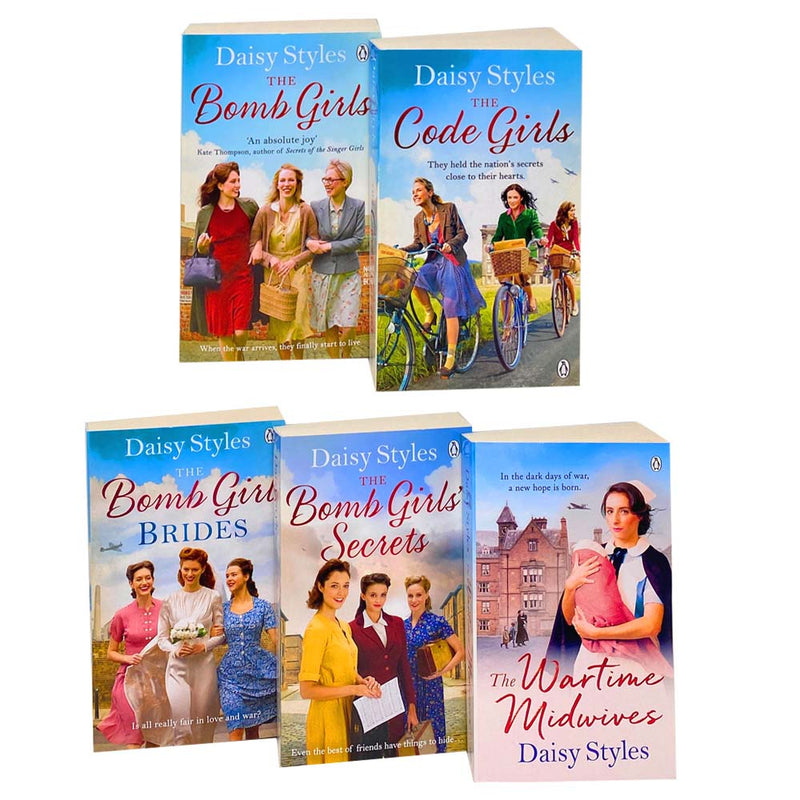 Daisy Styles 5 Books Set Collection, The Code Girls, Midwives...
