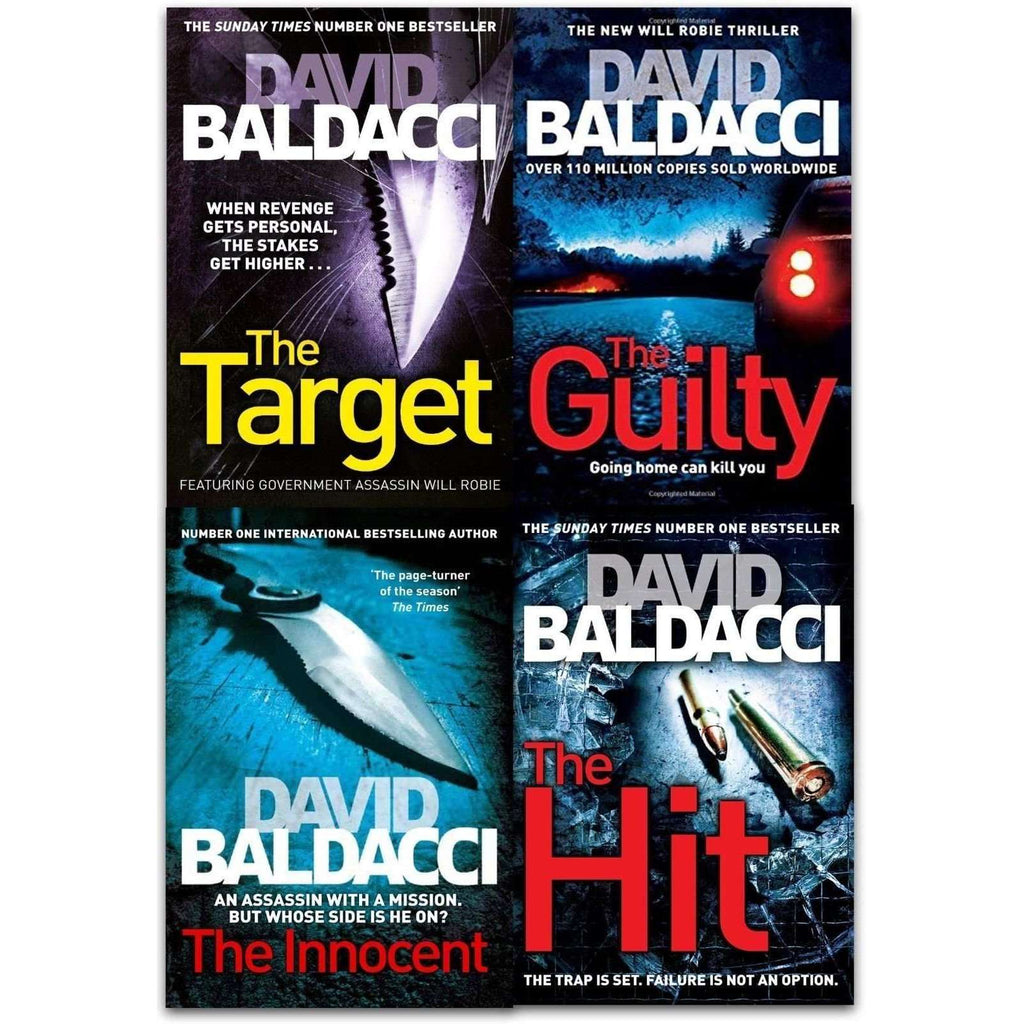 Will Robie Series David Baldacci 4 Books Collection Set The Target,Hit –  Lowplex