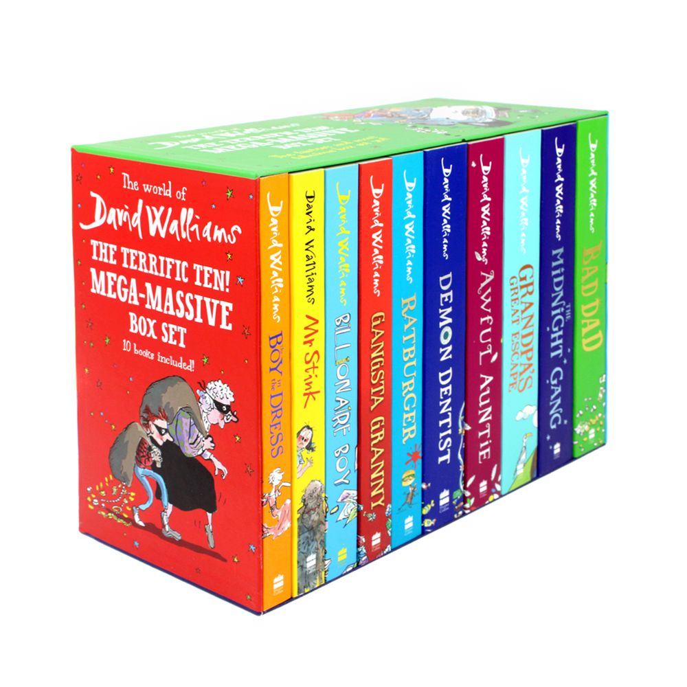 David Walliams The Terrific Ten Mega-Massive Box Set Age 8+