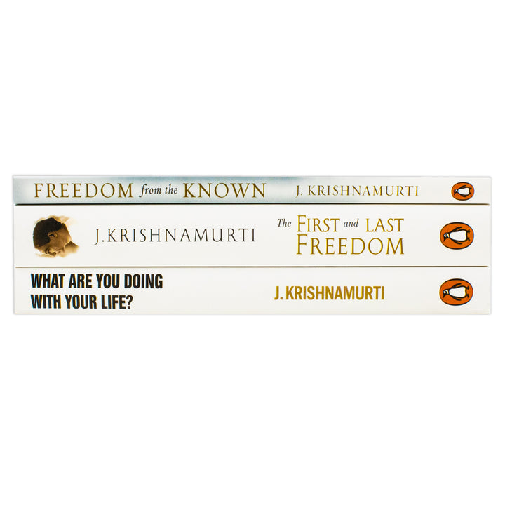 J. Krishnamurti 3 Book Collection Set(Freedom from the known,The first and last freedom, What are you doing with your  life)
