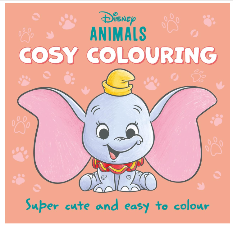 Disney Cosy Colouring Collection 5 Books Set – Stitch, Princess, Animals, Best Friends & Classics