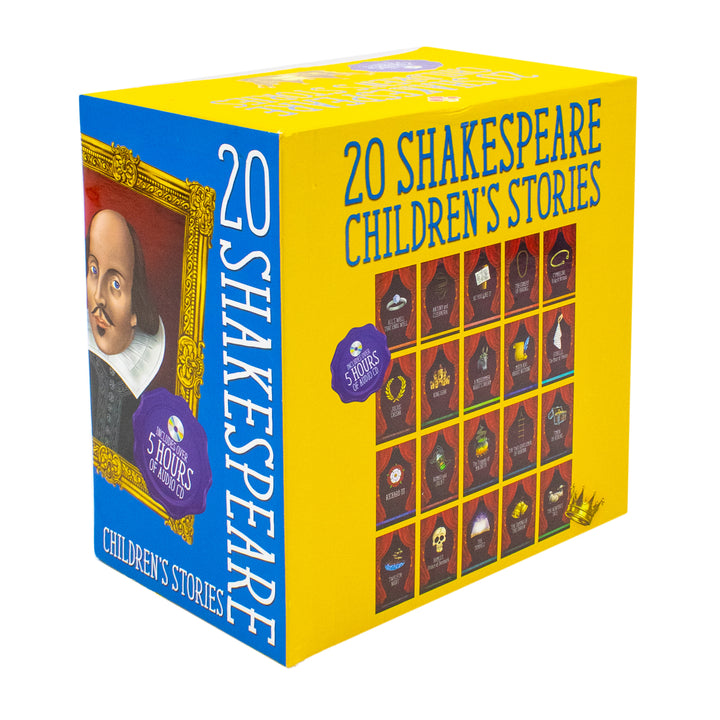20 Shakespeare Children's Stories Hardback Books Collection Set | Easy Classics Edition with FREE Audiobooks (QR Codes Included)