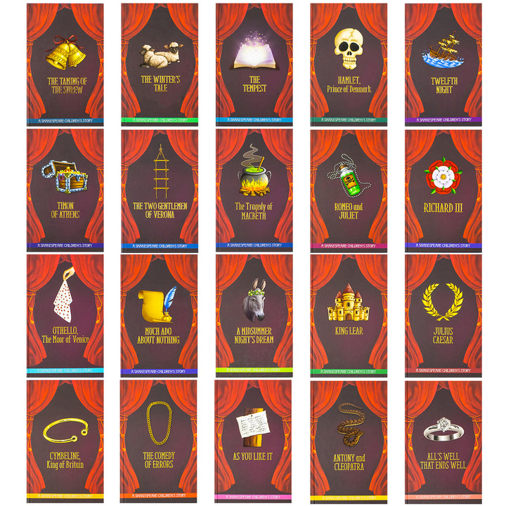20 Shakespeare Children's Stories Hardback Books Collection Set | Easy Classics Edition with FREE Audiobooks (QR Codes Included)