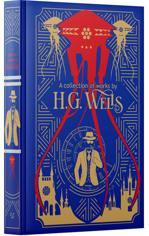 A Collection of Works By H.G Wells Leather Bound