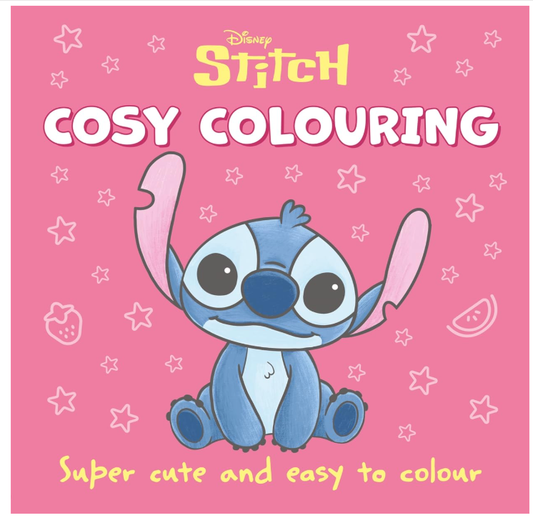 Disney Cosy Colouring Collection 5 Books Set – Stitch, Princess, Animals, Best Friends & Classics