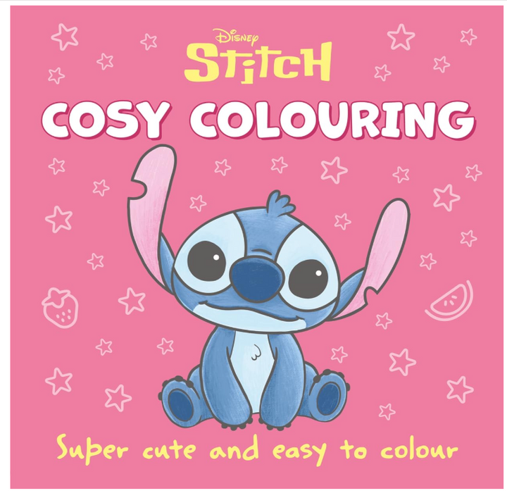 Disney Cosy Colouring Collection 5 Books Set – Stitch, Princess, Animals, Best Friends & Classics
