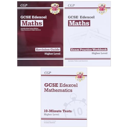 GCSE Maths Edexcel Revision Bundle - Revision Guide, Workbook and 10-Minute Tests