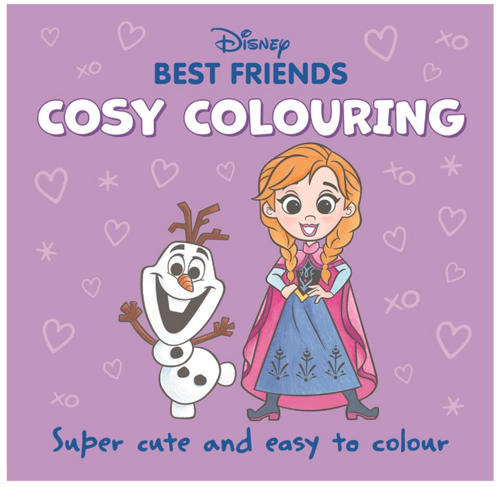 Disney Cosy Colouring Collection 5 Books Set – Stitch, Princess, Animals, Best Friends & Classics