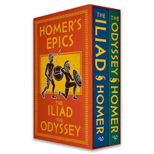 The Iliad and The Odyssey 2 Books Collection Box Set by Homer Hardback Edition