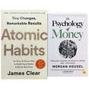 Atomic Habits & The Psychology of Money 2 Books Collection Set