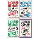 Richard Osman Collection 4 Books Set (The Thursday Murder Club, The Man Who Died Twice, The Bullet That Missed, The Last Devil To Die[Hardback])