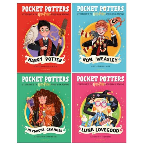 Pocket Potters: Little Guides to the Harry Potter Stories 4 Books Collection Set by J.K. Rowling (Harry Potter, Ron Weasley, Hermione Granger and Luna Lovegood)