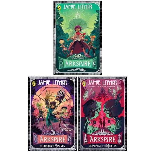 Arkspire Series 3 Books Collection Set By Jamie Littler (Arkspire, The Order of Misfits and Revenge of the Misfits)