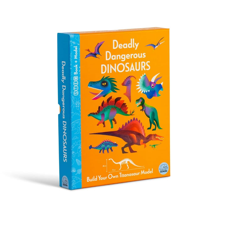 Deadly Dangerous Dinosaurs (Ignite STEM Book + Model Kit) Board Book By Kit Elliot