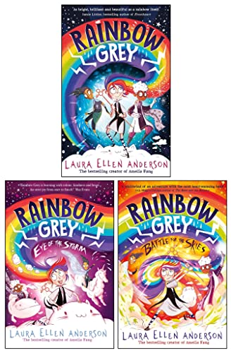 Rainbow Grey Series 3 Books Collection Set By Laura Ellen Anderson (Rainbow Grey, Eye of the Storm & Battle for the Skies)