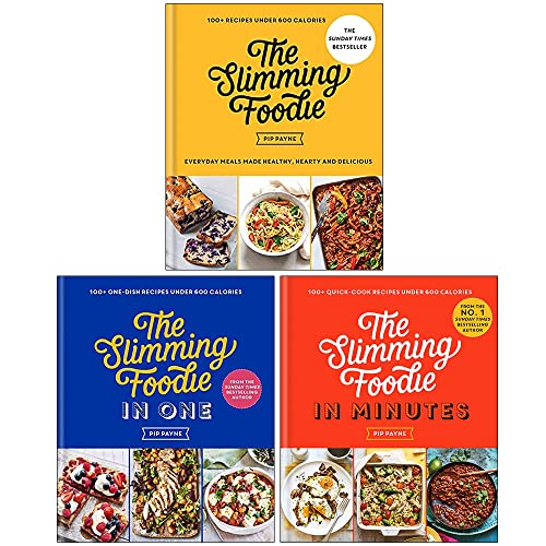 Pip Payne Collection 3 Books Set (The Slimming Foodie, The Slimming Foodie in One, The Slimming Foodie in Minutes)