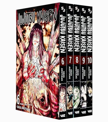 Jujutsu Kaisen Series Vol 6 7 8 9 10: 5 Books Collection Set By Gege Akutami