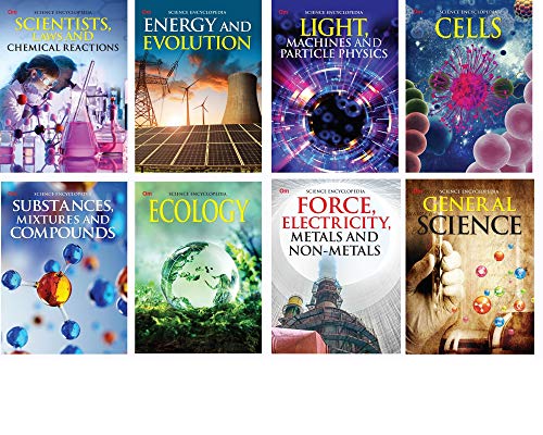 Encyclopedia Of Science 8 Books Collection Set ( Cells, Ecology,  Light, Machines and Particle Physics & More!)