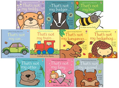 Usborne Thats Not My Toddlers 10 Books Collection Set Pack (Series 3) (Bee, Badger, Car, Fairy, Hedgehog, Kangaroo, Otter, Squirrel, Teddy, Train)