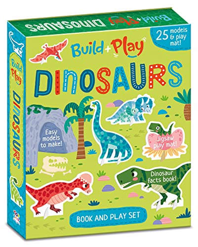 Build and Play Dinosaurs: Book and Play Set with 25 Prehistoric Models to Make (Build and Play Kit)