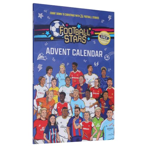 Football Stars Advent Calendar - 24 Football Stories and Player Books - Christmas Countdown Featuring Messi, Ronaldo, Haaland, Alessia Russo and More - Free Audiobooks