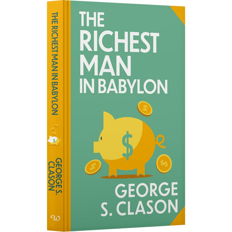 The Richest Man in Babylon Book by George S. Clason | Sprayed Edge Deluxe Hardcover Edition – Timeless Wisdom for Wealth and Success